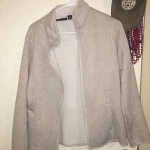 Cream Fleece Jacket